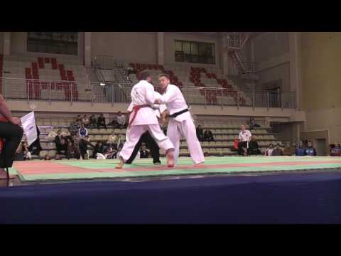 Волынко Константин четверть финал "Самарский Кайман 2016", каратэ киокусинкай