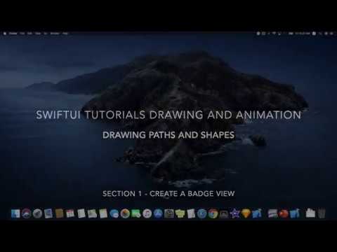 SwiftUI - Drawing Paths and Shapes - Section 1: Create a Badge View (Xcode 11)