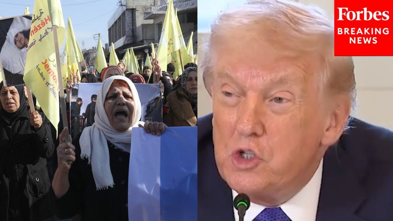 Video | Trump Asked About Conflict Between Syrian Government And Kurdish Population