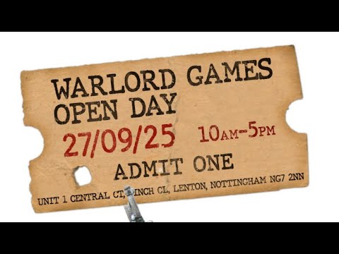 Open Day & Studio Tour Warlord Games 2025 .  #warlordgames #boltaction #konflikt47 