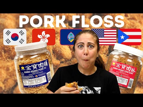 Pork Floss 5 Ways (Taiwan, Malaysia, Vietnam, USA, China)