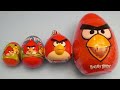 The Baby Big Mouth Show Best Of Angry Birds Surprise Eggs Learn Sizes Filled With Toys And Candy
