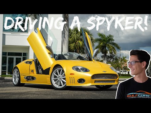 Driving a RARE Spyker C8 Spyder | Walkaround & CAR REVIEW