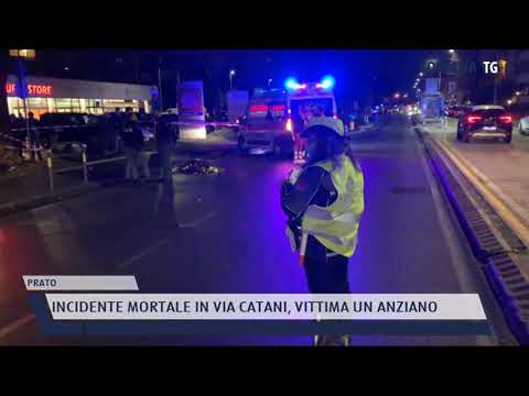 2021-11-26 PRATO - INCIDENTE MORTALE IN VIA CATANI, VITTIMA UN ANZIANO