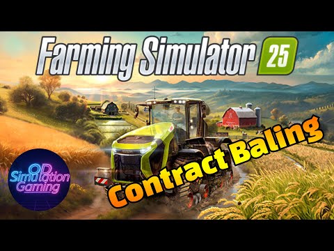 Farming Simulator 2025 | Contract Baling | PS5 | #farmsim25