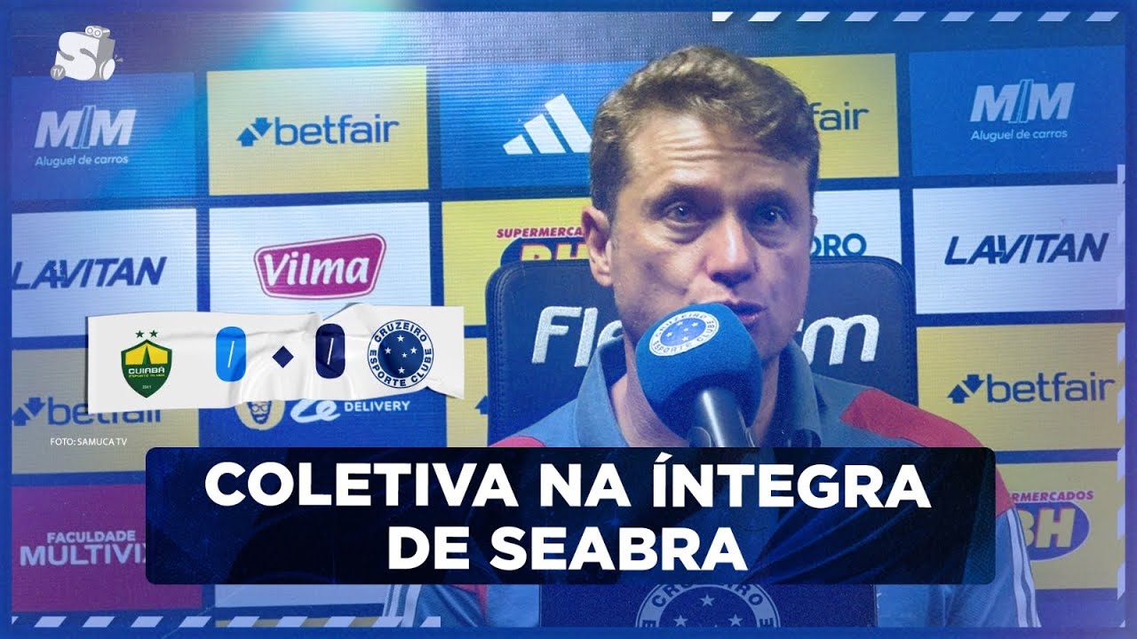 COLETIVA DE FERNANDO SEABRA APÓS EMPATE CONTRA O CUIABÁ