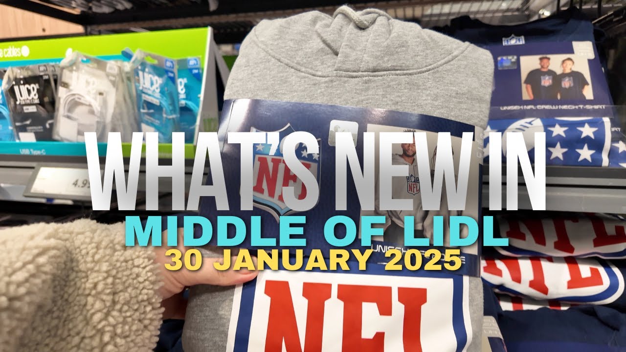 What's New in Middle of Lidl - New Arrivals - 30 January 2025