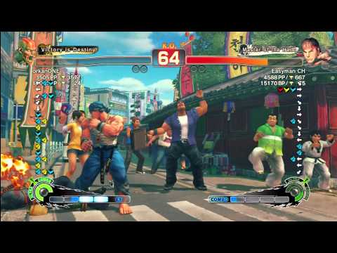 orkanONE [Dhalsim] vs Easyman CH [Ryu] SSF4 Arcade Edition