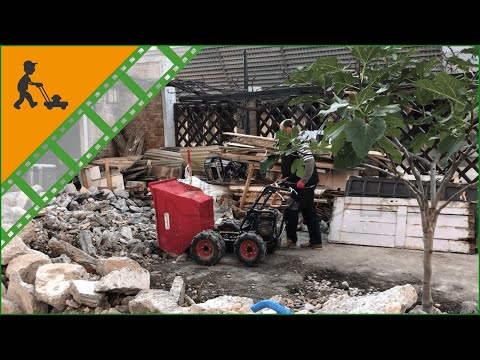 GeotechPro GEOTRAK 500 Power Wheelbarrow - Dumper Barrow 500 Kg - Customer's video