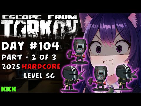 Escape from Tarkov: Level 56 PvP Solo - Catgirl VTuber - Part 2 of 3 - Day 104 thumbnail