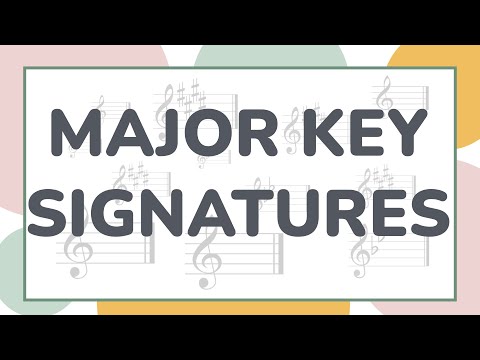 Major key signatures in 3 minutes!
