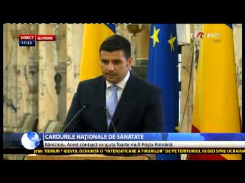 Poşta Română si CNAS au semnat contractul de distribuire a cardului naţional de sănătate