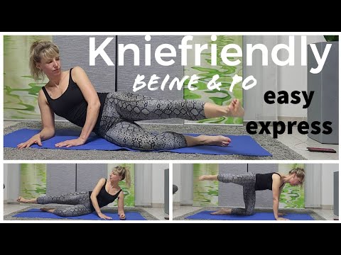 easy express Beine & Po, Kniefreundliches Mattenworkout,  Einsteiger mit Knieproblemen, Kniefriendly