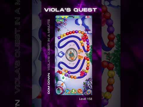 Dom Down Viola's Quest - Level 158 🟣🟠🔴 #shorts