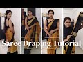 Saree Draping Tutorial Hack And Techniques Easy Draping Kalyani Nair