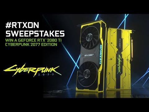RTXOn Sweepstakes Returns: Win An Extremely Rare GeForce RTX 2080