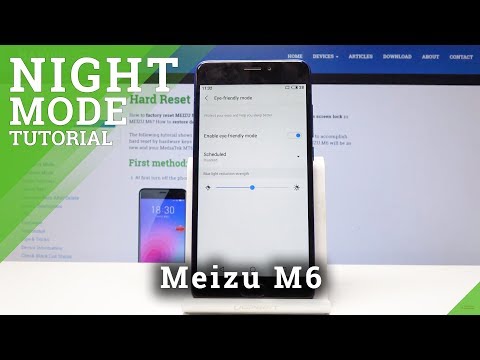 How to Enable Night Mode in Meizu M6 – Blue Light Filter