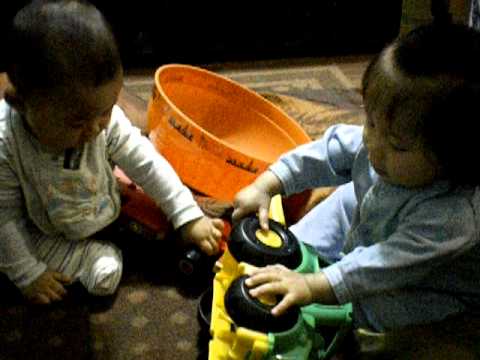 Babies ,sharing is  the polite thing to do!