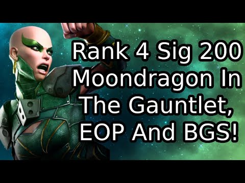 This Is How Effective Moondragon Is In Battlegrounds, Eternity Of Pain And The Gauntlet! | MCOC