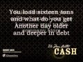 Johnny Cash - Sixteen tons with lyrics 