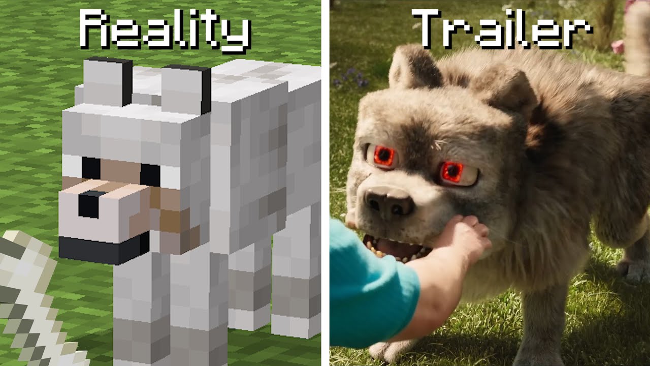 A Minecraft Movie : Trailer vs Reality