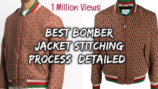 HOW TO MAKE A BOMBER JACKET (VERY DETAILED)(SEWING/PART TWO)