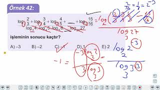 Eğitim Vadisi AYT Matematik 8.Föy Üstel ve Logaritmik Fonksiyonlar 3 Konu Anlatım Videoları