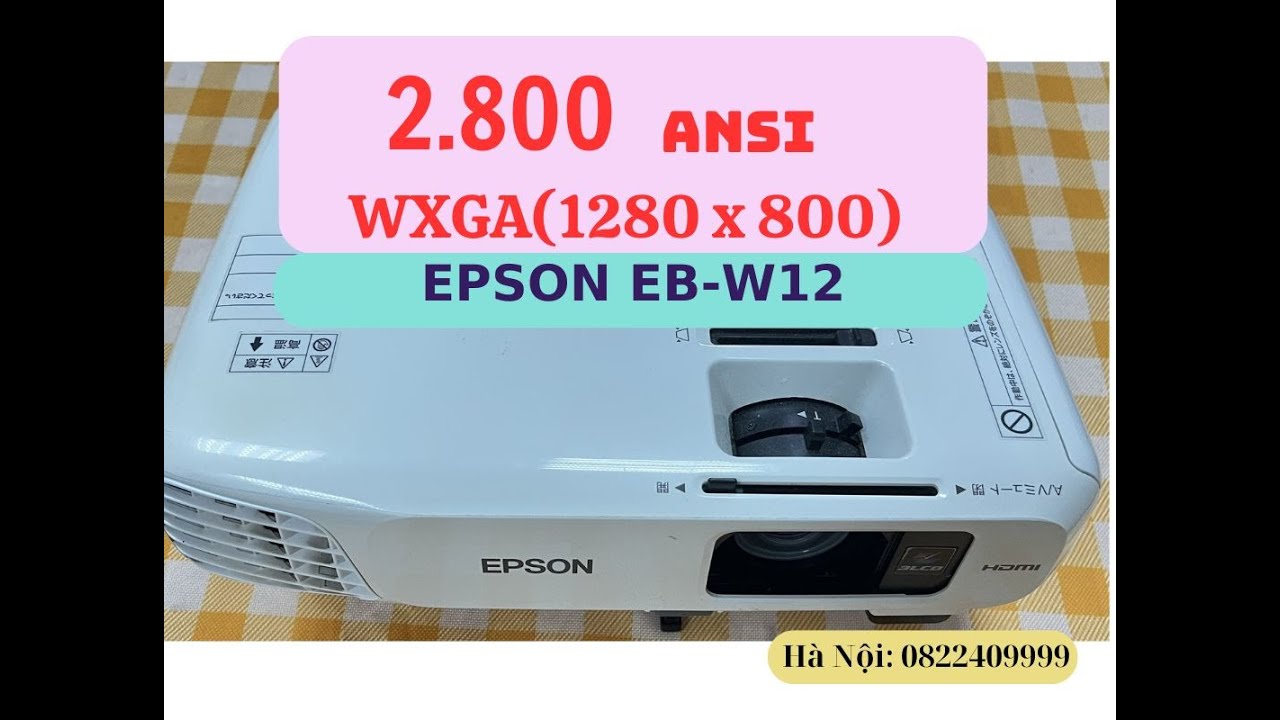 Máy chiếu cũ Epson EB-W12 giá rẻ