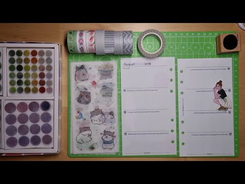 Filofax Wochendeko KW 33