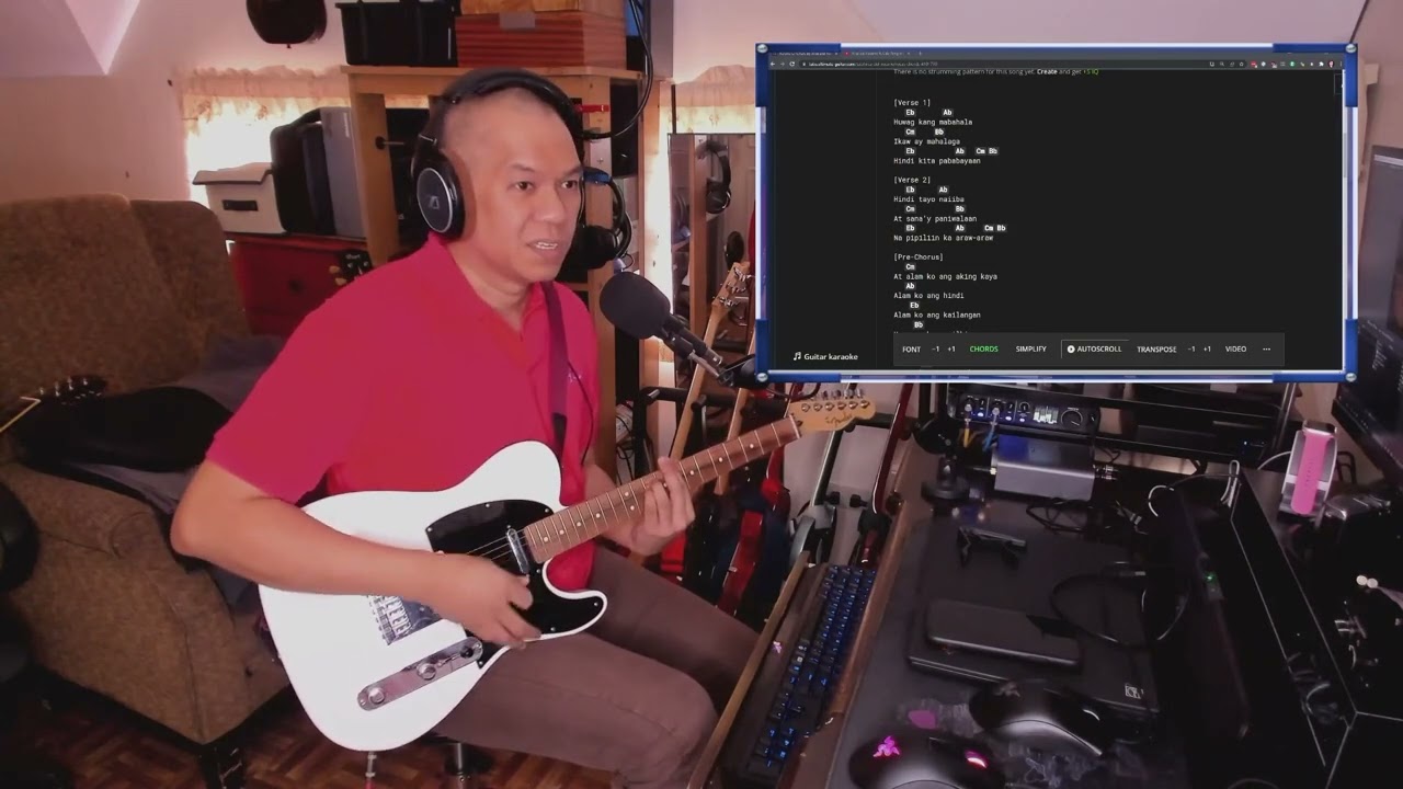 How to play Rosas by Nica Del Rosario on Guitar by Pure