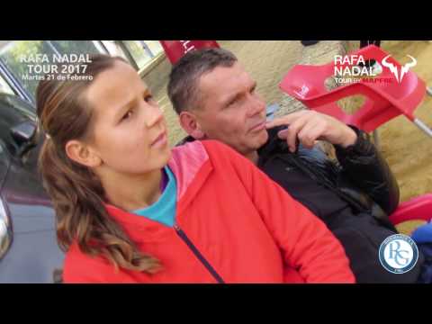 VIDEO RAFA NADAL TOUR VIERNES 24022017
