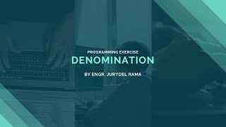 17 Exercise: Denomination