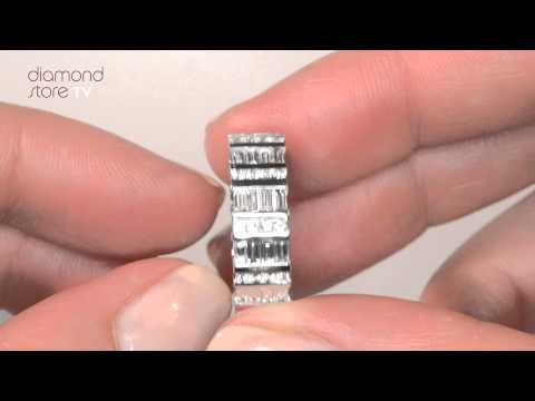 HG48-422Y - MIA 18K White Gold 2.00ct Diamond Full Eternity Ring
