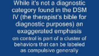 CONTROL FREAKS AND THEIR NATURE. PSYCHOLOGICAL ASPECTS.