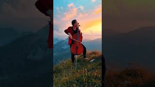 Conquest Of Paradise ♥️ Vangelis #cello #mountain #nature #switzerland  #music 
