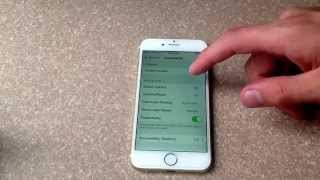 iPhone 6 / iPhone 6 plus - how to turn off front screen motion