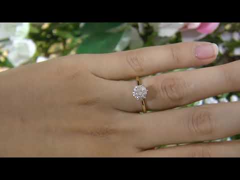 DR064 Lab Grown Diamond Solitaire Engagement Ring