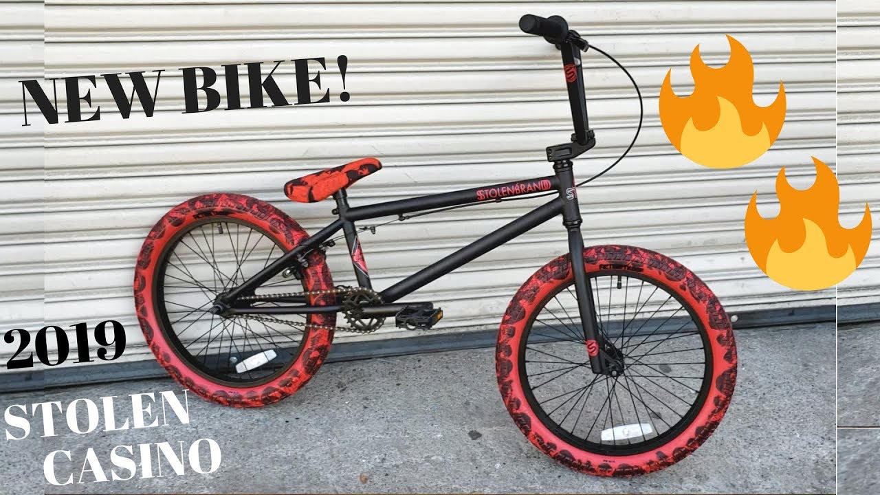 NEW Friday Bike Day! 2019 Stolen Casino Black W/ Red BMX Bike GoGetSomeSun