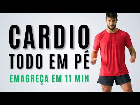 11 MIN de CARDIO para EMAGRECER fácil, sem equipamentos, sem repetições