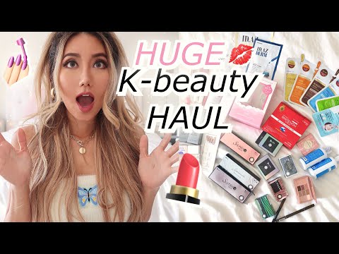 HUGE KOREAN BEAUTY HAUL! | Innisfree, Etude House, Cosrx, PERIPERA