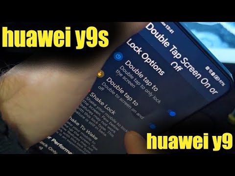 Double tap screen on off huawei y9 2019 | Double tap screen on off huawei y9s