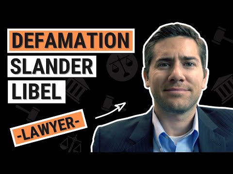 Defamation, Slander & Libel Explained by an Employment Lawyer