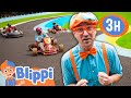 Blippi S RAINBOW ROAD Race Blippi And Meekah Best Friend Adventures Educational Videos For Kids