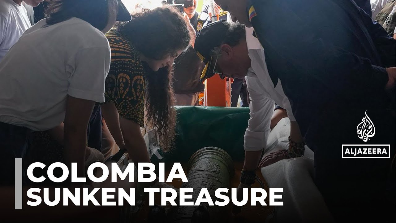 'Holy grail of shipwrecks': Colombian scientists recover treasures from galleon