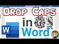 Using Drop Caps In Microsoft Word