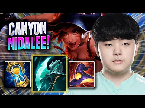 CANYON IS A MONSTER WITH NIDALEE! - DK Canyon Plays Nidalee JUNGLE vs Talon! | Season 2022