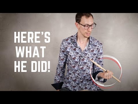 Buddy Rich's Incredible Left Hand Technique (Push Pull)