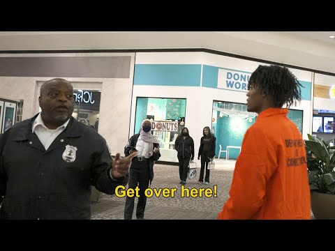 Escaping Cops in a Prison Costume!