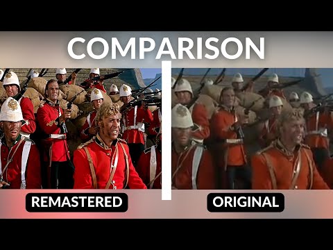Zulu (1964) - Remaster Vs Original | Final Battle Scene