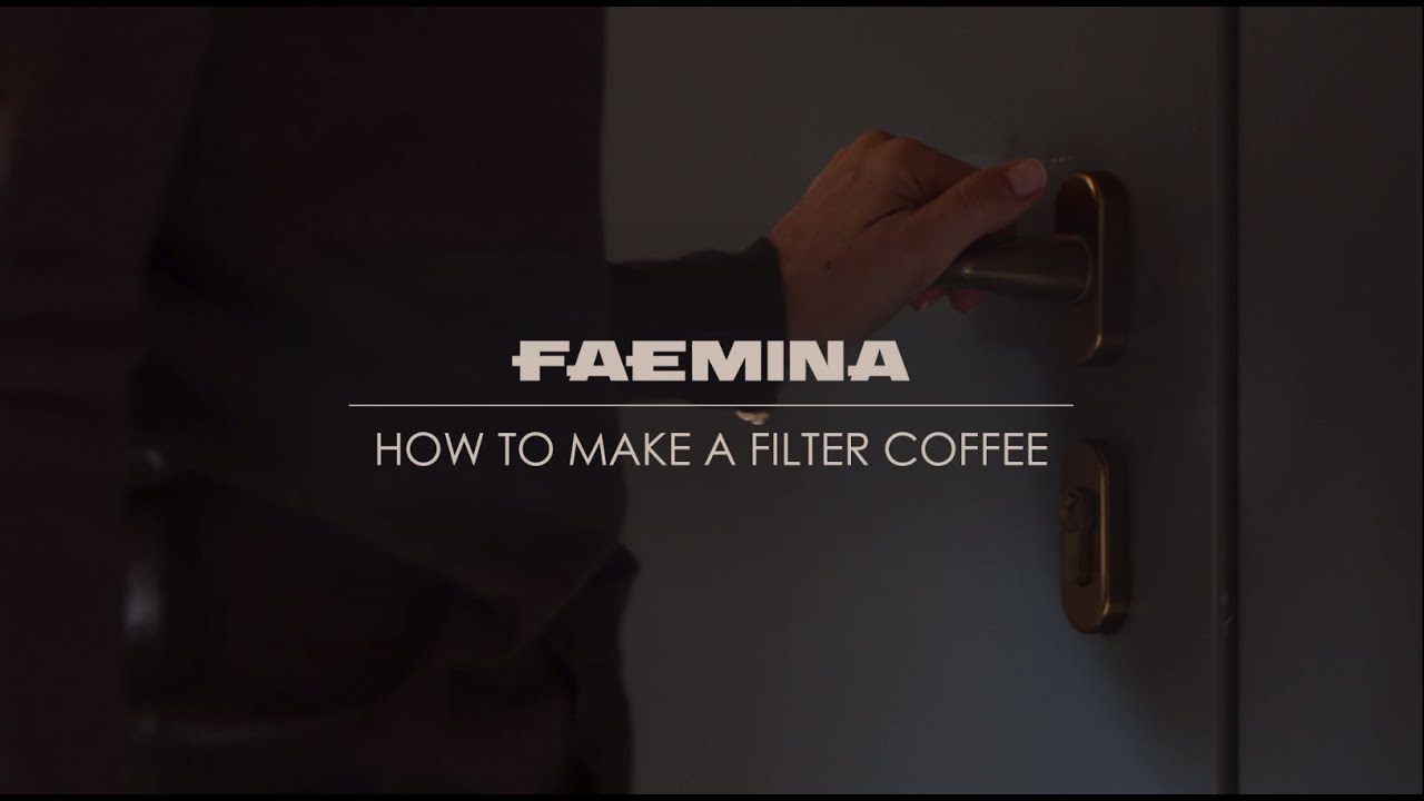 How to make a Filter Coffee with Faemina (from Faema)